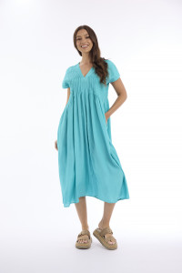 Lux Dress Pleated