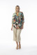 Guaratiba Top Pleated 3/4 Sleeve
