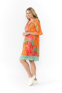 Hannah Tunic Boho Short Sleeve