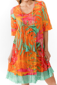 Hannah Tunic Boho Short Sleeve