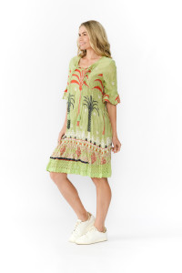 Hannah Tunic Boho Short Sleeve