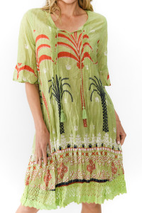 Hannah Tunic Boho Short Sleeve