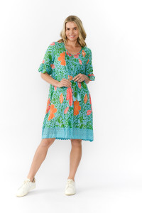 Hannah Tunic Boho Short Sleeve