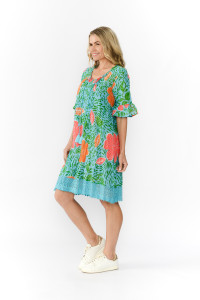 Hannah Tunic Boho Short Sleeve