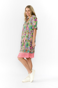 Hannah Tunic Boho Short Sleeve