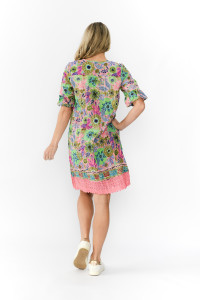Hannah Tunic Boho Short Sleeve