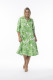Suriname Green Dress Shirt 3/4 Sleeve