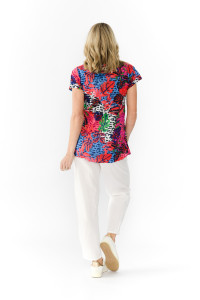 Kayla Cotton Blouse Short Sleeve