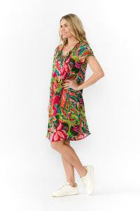 Nicola Dress Cap Sleeve