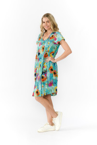 Nicola Dress Cap Sleeve