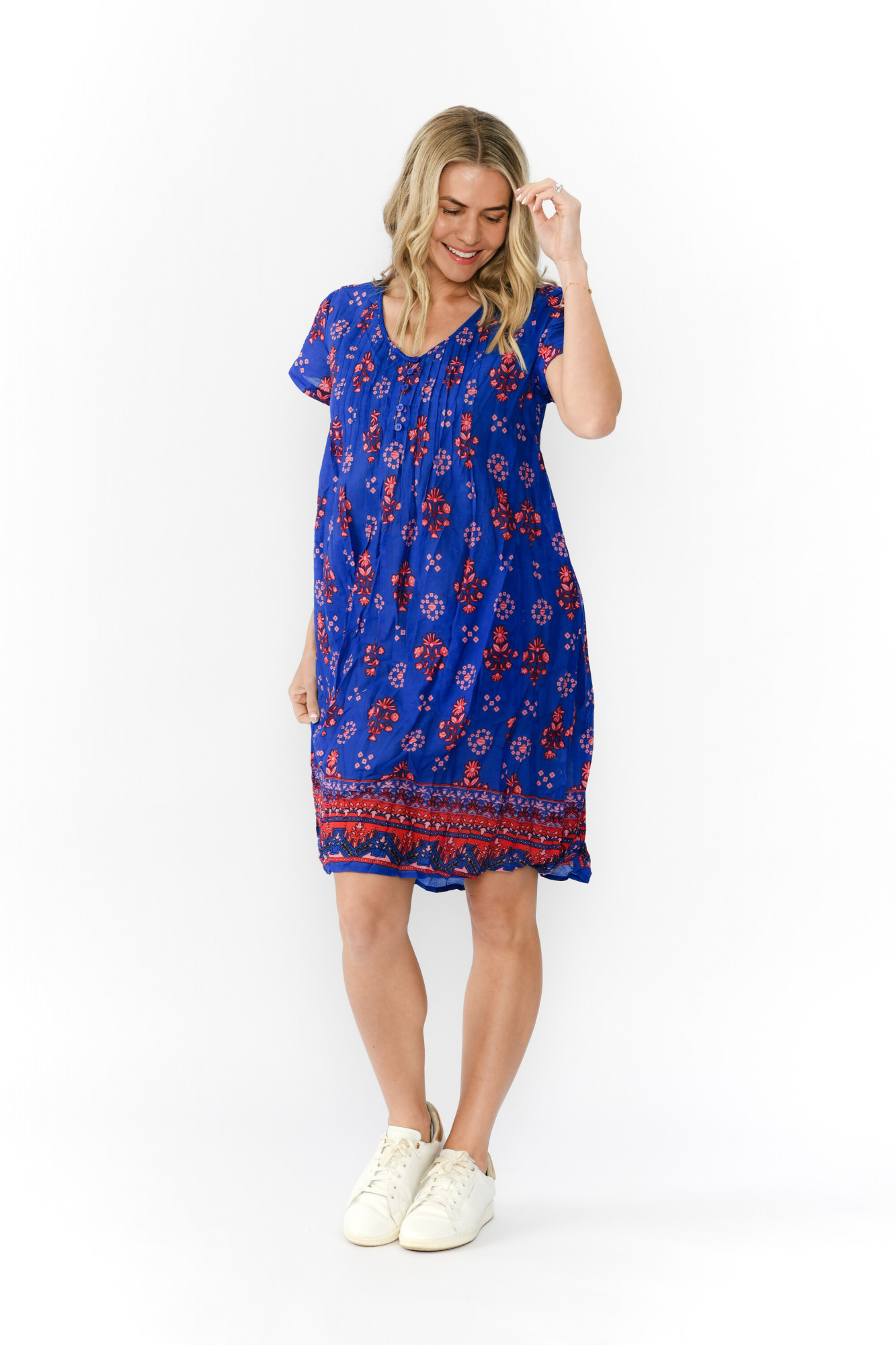 Nicola Dress Cap Sleeve
