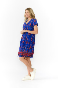 Nicola Dress Cap Sleeve