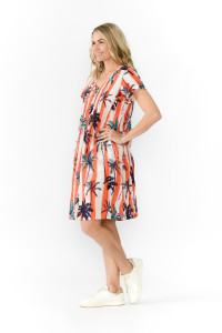 Nicola Dress Cap Sleeve