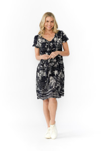 Nicola Dress Cap Sleeve