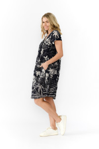 Nicola Dress Cap Sleeve