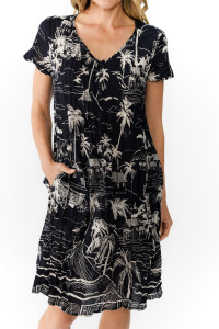 Nicola Dress Cap Sleeve