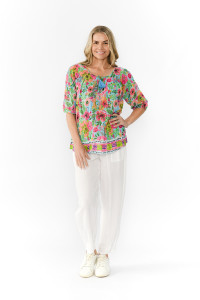 Tessa V-Neck Tassel Top