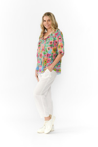 Tessa V-Neck Tassel Top