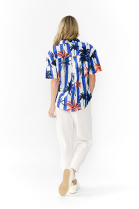 Margot Collared Short Sleeve Top