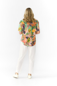 Margot Collared Short Sleeve Top