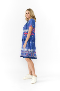 Colette V Neck Tassel Dress
