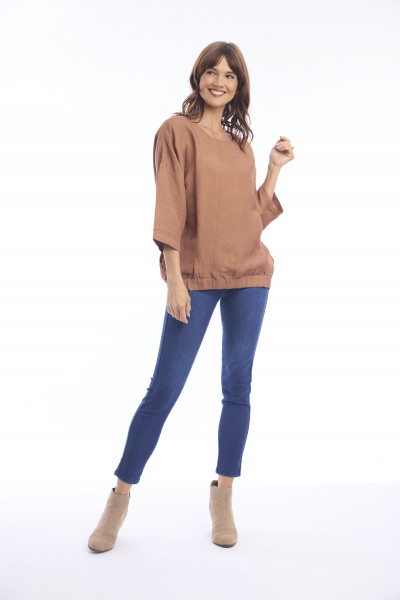 Linen Top Boxy