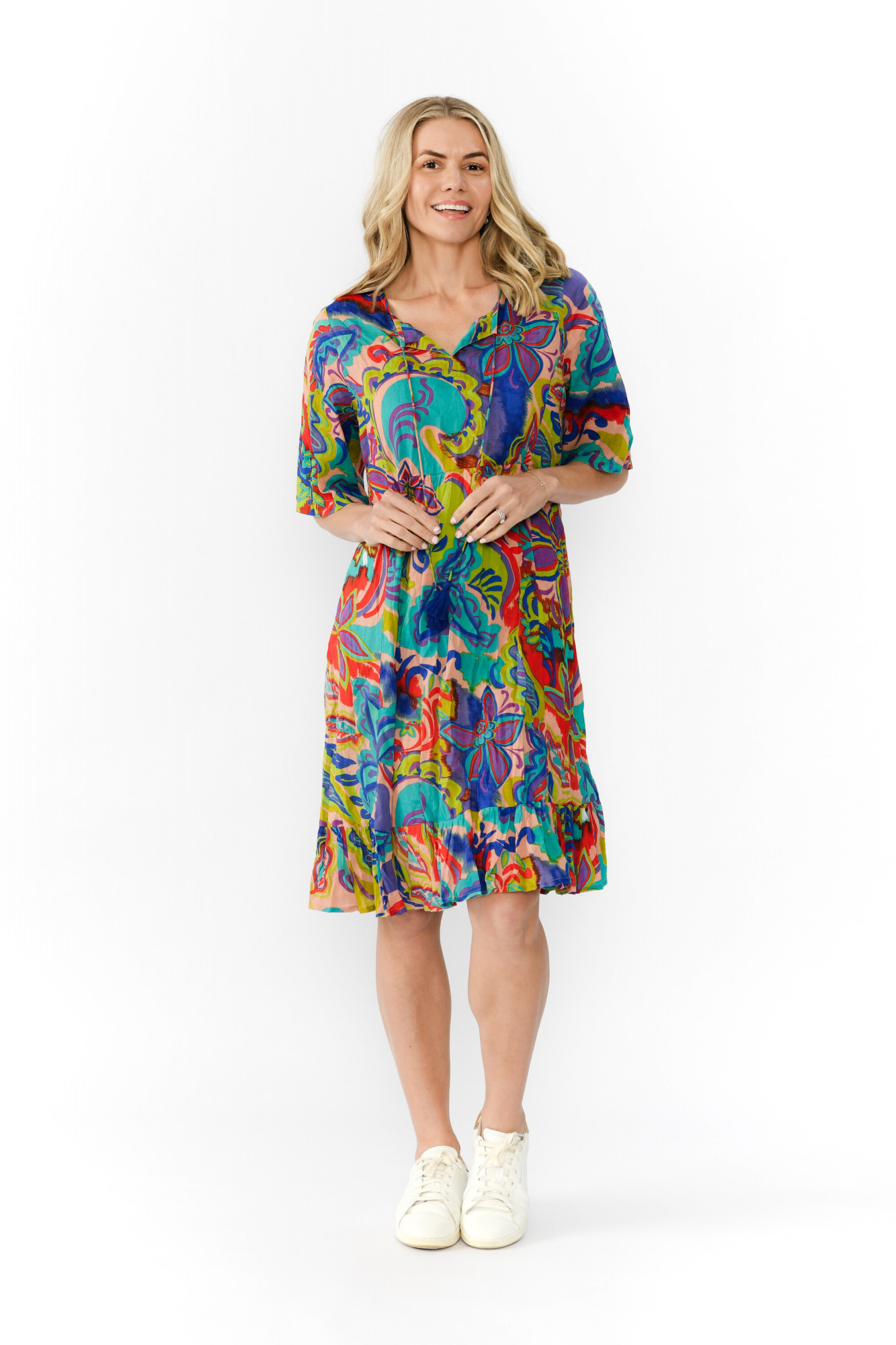 Charli Tassel Tie Dress