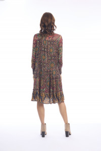 Crete Dress Placket Layered