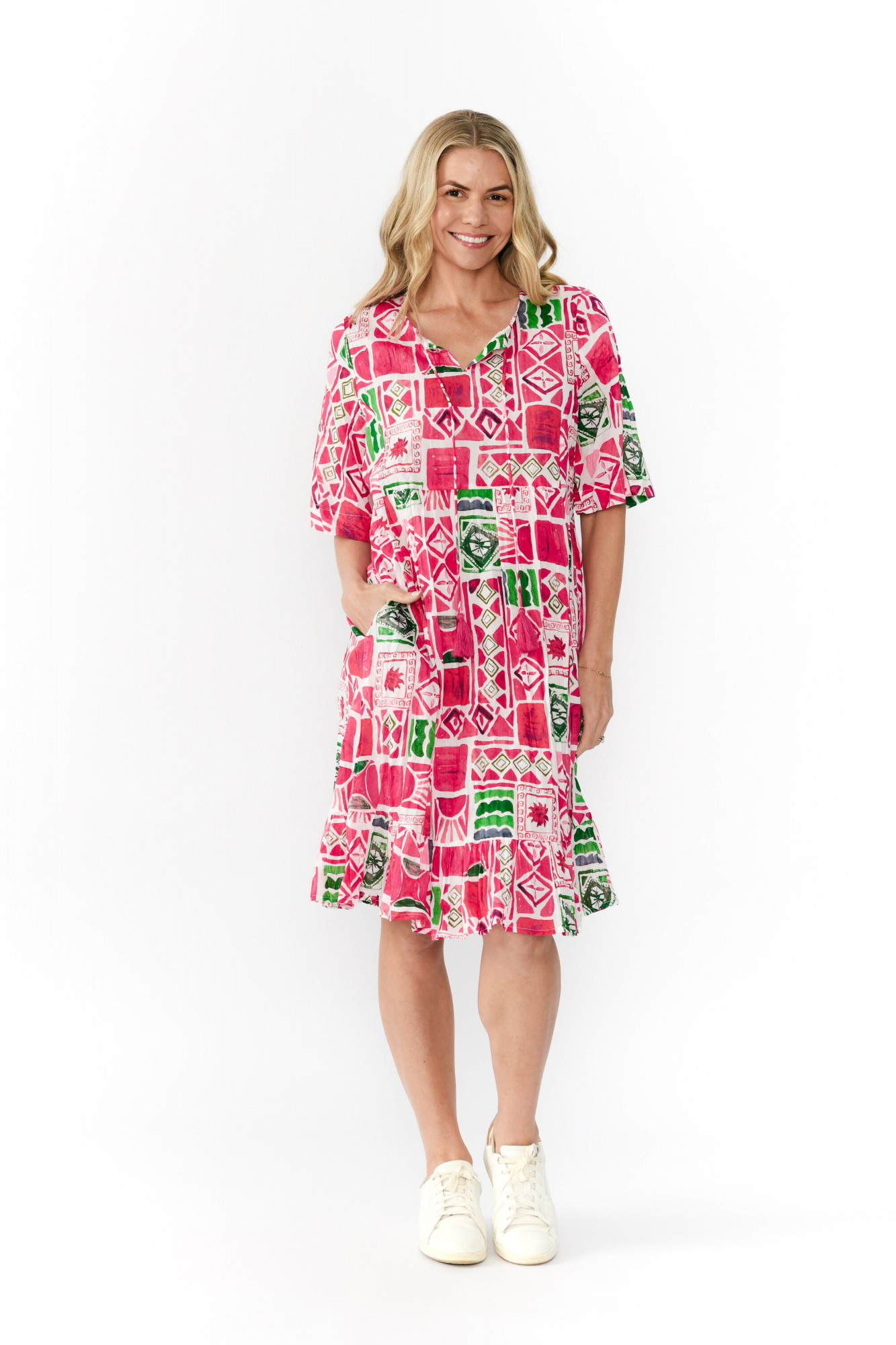 Charli Tassel Tie Dress