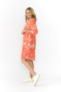 Vivian V Neck Shirt Dress