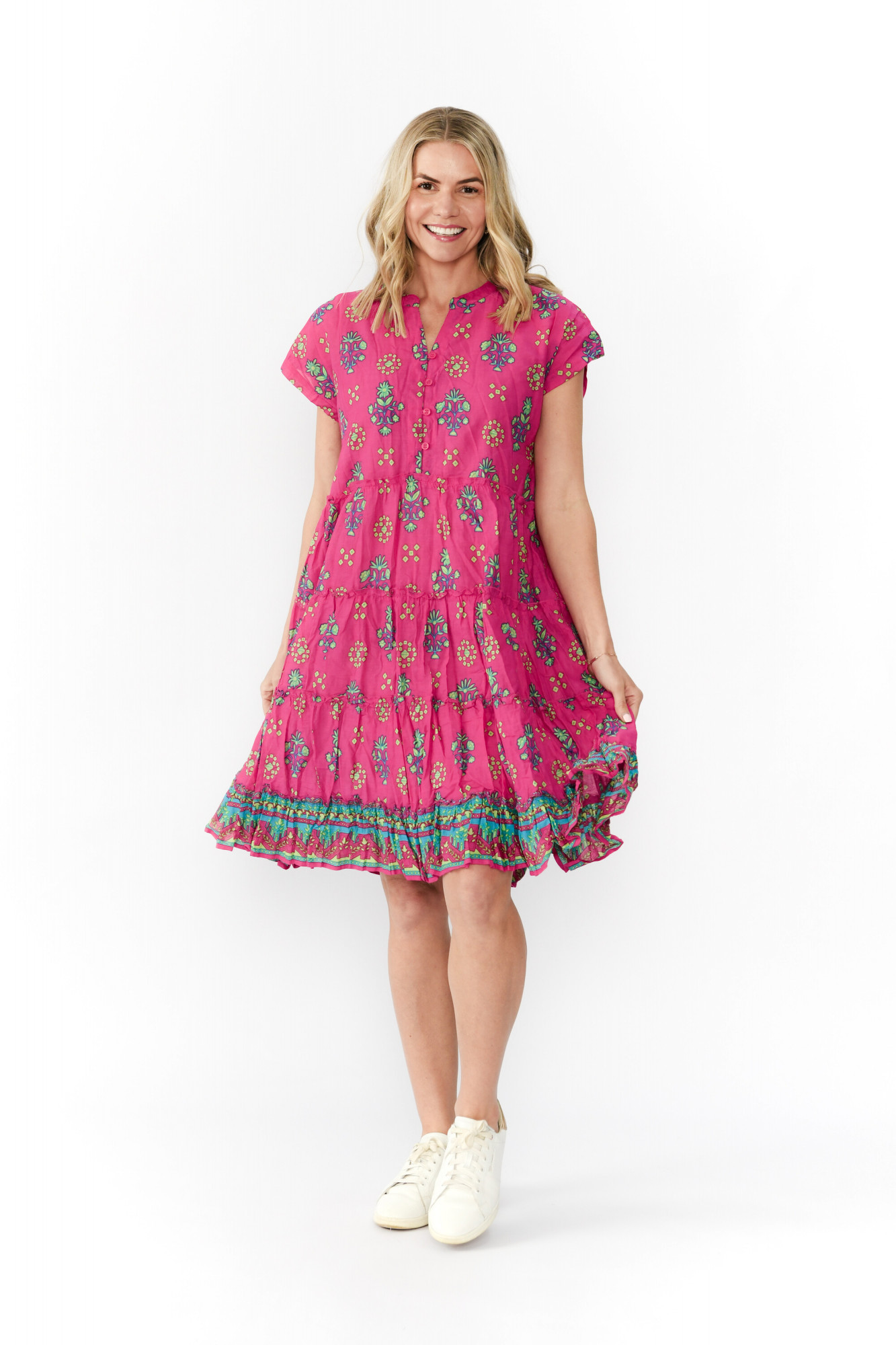 Leela V Neck Mini Dress