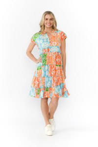 Leela V Neck Mini Dress