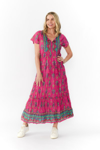 Zola V Neck Maxi Dress