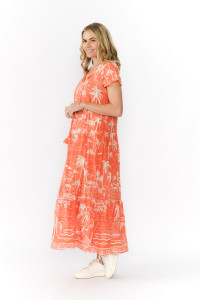 Zola V Neck Maxi Dress
