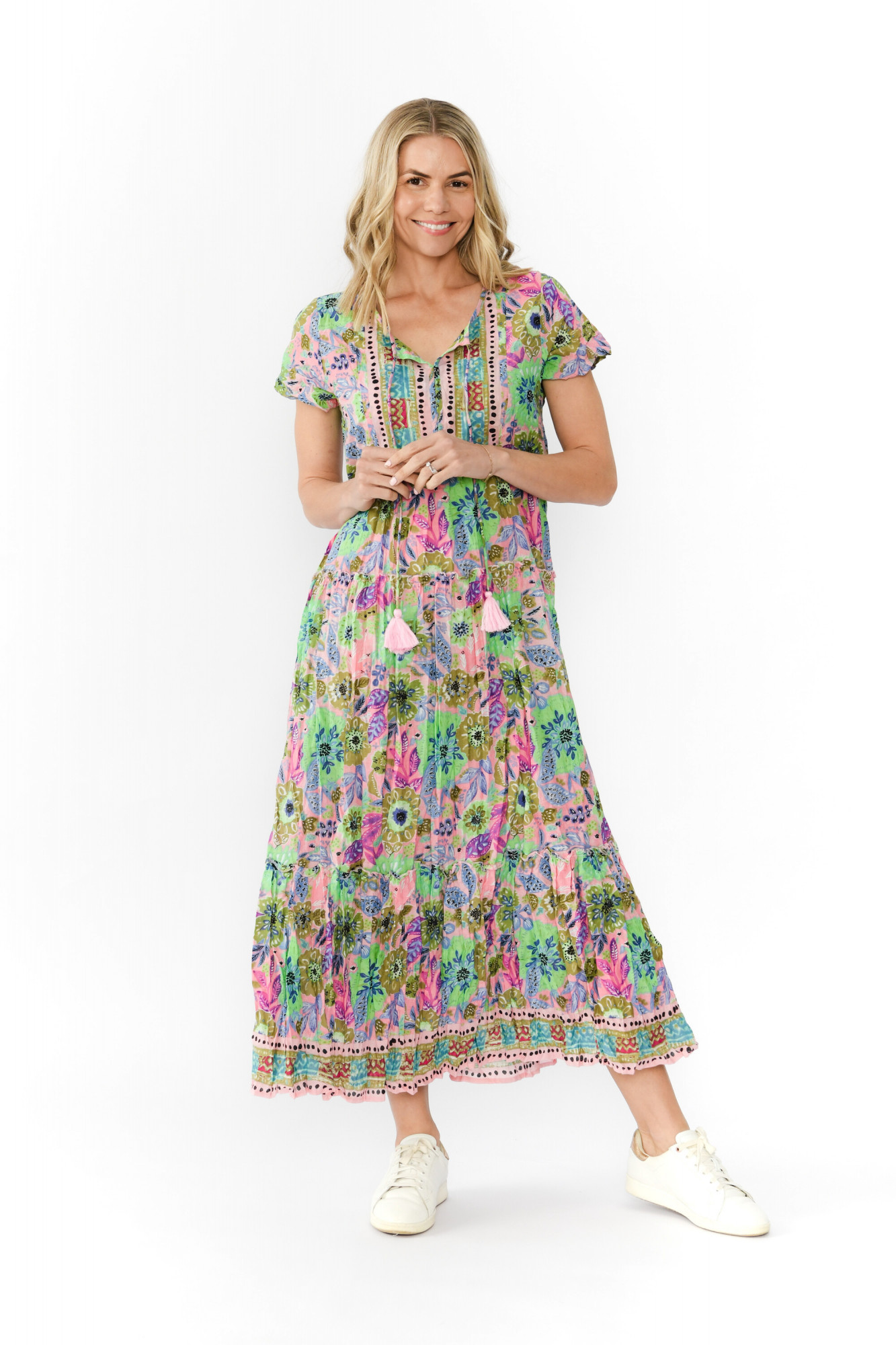 Zola V Neck Maxi Dress