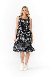 Estelle Crew Neck Sleeveless Dress