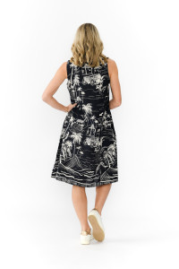 Estelle Crew Neck Sleeveless Dress