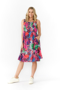 Estelle Crew Neck Sleeveless Dress