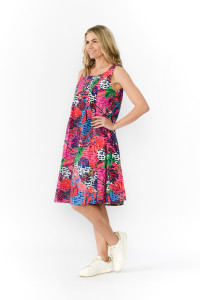 Estelle Crew Neck Sleeveless Dress