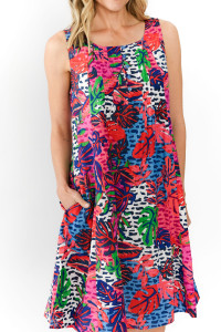 Estelle Crew Neck Sleeveless Dress
