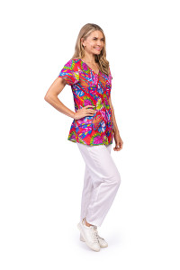 Kayla Cotton Blouse Short Sleeve