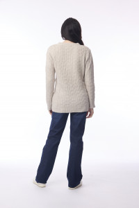 Wool Knit Jumper Crew Neck