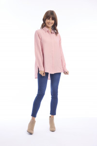 Linen Shirt High Low