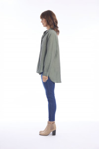 Linen Shirt High Low