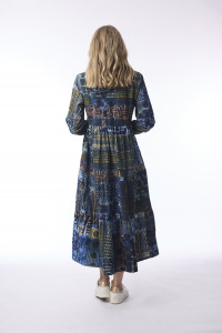 Isfahan Dress Maxi Collar