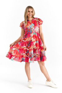 Leela V Neck Mini Dress