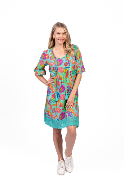 Hannah Tunic Boho Short Sleeve
