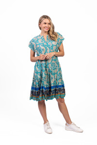 Leela V Neck Mini Dress