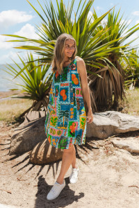 Estelle Crew Neck Sleeveless Dress