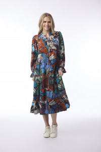 Alexandria Dress Layers Frill Sleeve